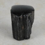 Schwarzer Turmalin / Schörl Anschliff, ca. 6 x 5 x 6 cm