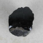 Schwarzer Turmalin / Schörl Anschliff, ca. 6 x 5 x 6 cm