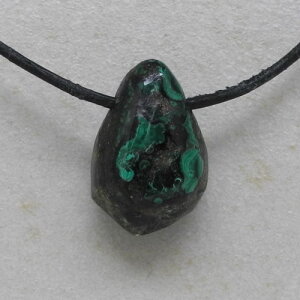 Azurit-Malachit Anhänger gebohrt - Einzelstück