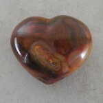 Karneol Herz, ca. 75 x 64 x 41 mm - Einzelstück