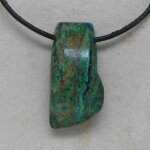 Azurit-Malachit Anhänger gebohrt - Einzelstück