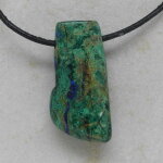 Azurit-Malachit Anhänger gebohrt - Einzelstück