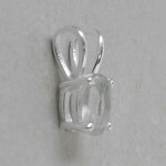 grüner Amethyst Anhänger in 925er Silber gefasst