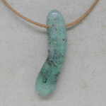 Chrysopras Anhänger gebohrt - Einzelstück