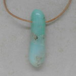 Chrysopras Anhänger gebohrt - Einzelstück