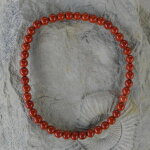 Jaspis rot Kugelarmband 4 mm
