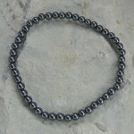 Hämatin Kugelarmband 4 mm