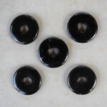 Turmalin schwarz (Schörl) Donut 30 mm