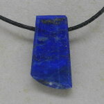 Lapis Lazuli Anhänger gebohrt, ca. 31 x 17 mm