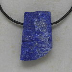 Lapis Lazuli Anhänger gebohrt, ca. 36 x 23 x 10 mm - Einzelstück