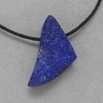Lapis Lazuli Anhänger gebohrt, ca. 31 x 30 x 11 mm - Einzelstück