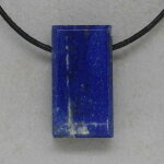 Lapis Lazuli Anhänger gebohrt, ca. 32 x 18 mm
