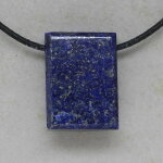Lapis Lazuli Anhänger gebohrt, ca. 26 x 19 mm
