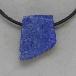 Lapis Lazuli Anhänger gebohrt, ca. 24 x 20 x 9 mm - Einzelstück