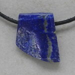 Lapis Lazuli Anhänger gebohrt, ca. 24 x 20 x 9 mm - Einzelstück