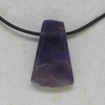 Chalcedon violett Anhänger 36 x 23 mm -...