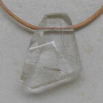 Rutilquarz Anhänger facettiert, ca. 31 x 27 x 10 mm - Einzelstück