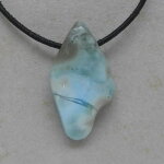 Larimar Anhänger gebohrt - Einzelstück
