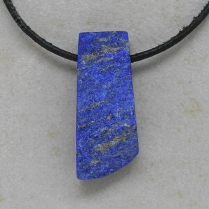 Lapis Lazuli Anhänger gebohrt, ca. 34 x 14 x 12 mm - Einzelstück