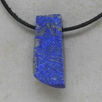 Lapis Lazuli Anhänger gebohrt, ca. 34 x 14 x 12 mm - Einzelstück