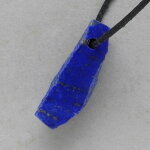 Lapis Lazuli Anhänger gebohrt, ca. 34 x 14 x 12 mm - Einzelstück