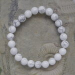 Magnesit Kugelarmband 8 mm