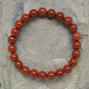 Jaspis rot Kugelarmband 8 mm