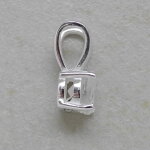 Regenbogenmondstein Anhänger in 925er Silber gefasst