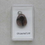 Chiastolith(Kreuzstein) Anhänger mit 925er...