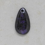 Sugilith Anhänger frontgebohrt, 33 x 18 x 6 mm,...
