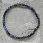 Dumortierit Kugelarmband 4 mm