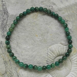 Prasem Kugelarmband 4 mm / 18 cm