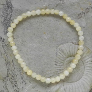 Aragonit Kugelarmband 4 mm