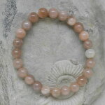 Mondstein Kugelarmband 8 mm
