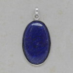 Lapislazuli Anhänger mit 925er Silberfassung,...