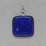 Lapislazuli Anhänger mit 925er Silberfassung, Einzelstück