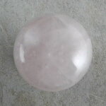 Rosenquarz Kugel, 54 mm