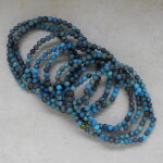 Chrysokoll Kugelarmband 4 mm