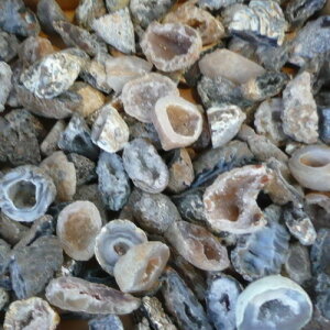 Glücksgeoden - Achatgeoden 3,5 - 5 cm, 5 Stück