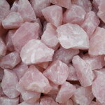 Rosenquarz Rohstein ca. 400 - 450 g