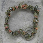 Epidot(Unakit) Splitterarmband