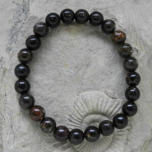Biotit Kugelarmband 8 mm / 18 cm