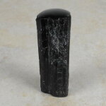 Schwarzer Turmalin / Schörl Anschliff, ca. 3,5 x 3 x 10,5 cm
