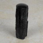 Schwarzer Turmalin / Schörl Anschliff, ca. 3,5 x 3 x 10,5 cm