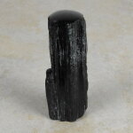 Schwarzer Turmalin / Schörl Anschliff, ca. 3,5 x 3 x 10,5 cm