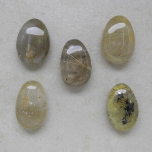 Rutilquarz Anhänger Trommelstein