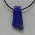 Lapis Lazuli Anhänger gebohrt, ca. 37 x 17 x 9 mm - Einzelstück