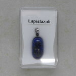 Lapislazuli Anhänger mit Edelstahlöse -...