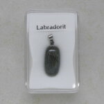 Labradorit Anhänger mit Edelstahlöse - Einzelstück