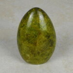 Opal grün Freeform mit Standfläche, ca. 72 x 53 x 111 mm